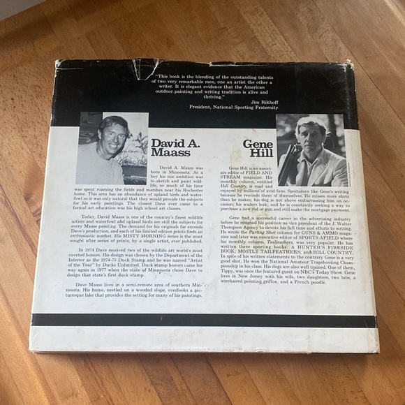 A gallery of waterfowl and upland birds David Maass Gene Hill book 1978 - Picture 3 of 11